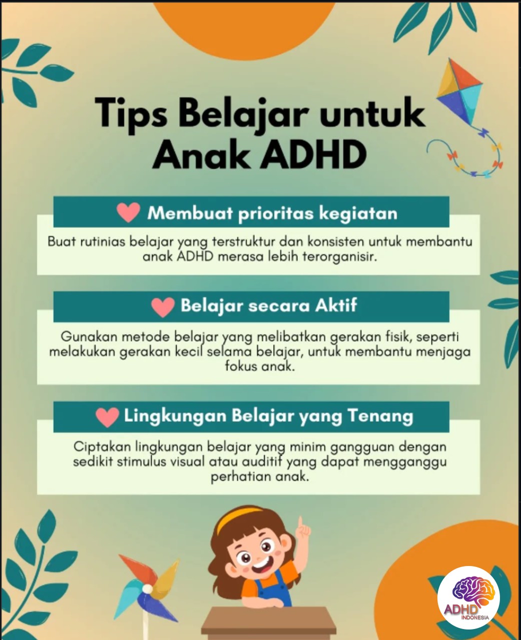 Strategi Belajar yang Cocok untuk Anak ADHD di Kabupaten Ketapang